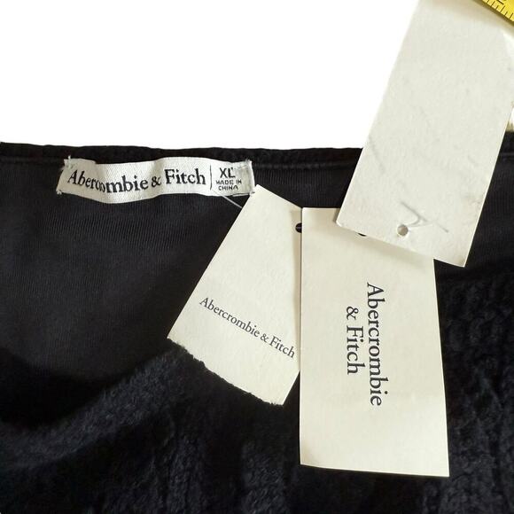 Abercrombie & Fitch Skirt Mini Crochet Black XL Whimsigoth Romanticgoth Witchy - Picture 4 of 8